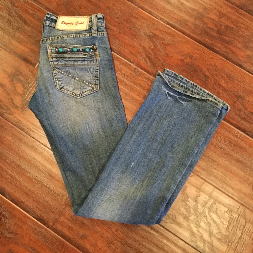 Vigoss Gold Gem Detail Jeans